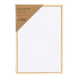 Creativ Company bespannte Leinwand mit Rahmen 280gr. 15,8 x 23,8 cm – weiß