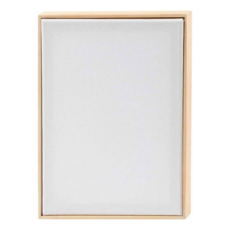Creativ Company Keilrahmen mit Rahmen, A4, Größe 21x29,7 cm, 280 g, weiß, 1 Stück