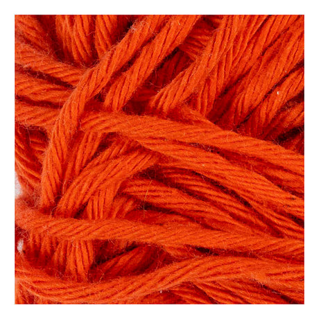 Creativ Company Baumwollgarn, Größe 8 8, L: 80-85 m, rot, 50 g 1 Knäuel