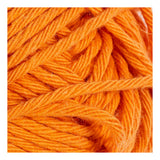 Creativ Company Baumwollgarn, Größe 8 8, L: 80-85 m, orange, 50 g 1 Knäuel
