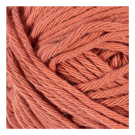Creativ Company Baumwollgarn, Größe 8 8, L: 80-85 m, Terrakotta, 50 g 1 Knäuel