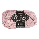 Creativ Company Baumwollgarn, Größe 8 8, L: 80-85 m, Lavendel, 50 g 1 Knäuel