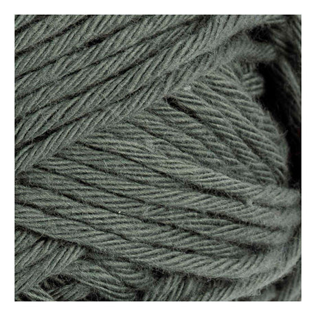 Creativ Company Baumwollgarn, Größe 8 8, L: 80-85 m, grau, 50 g 1 Knäuel
