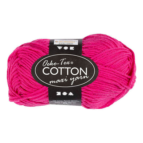 Creativ Company Baumwollgarn Größe 8 8 l: 80-85 m rosa - 50gr.