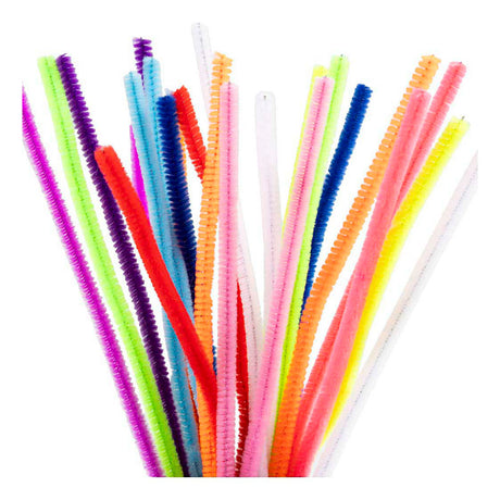 Creativ Company Chenille 6mm x 30cm bunt - 25 Stk.