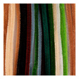 Creativ Company Chenille, L: 30 cm, Stärke 6 mm, natur, 25 Stück 1 Box