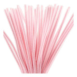 Creativ Company Chenille, L: 30 cm, Stärke 6 mm, rosa, 50 Stück 1 Box