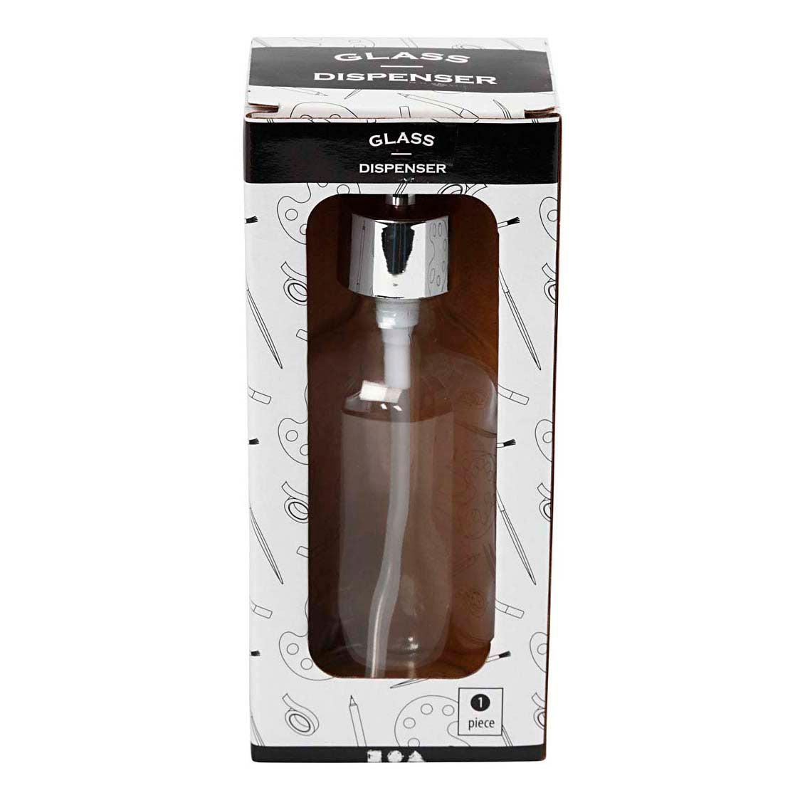 Kreativunternehmen https: www.cchobby.nl Seifenpumpe-h-19-3-cm-d-6-3-cm-230-ml-clear-1-piece