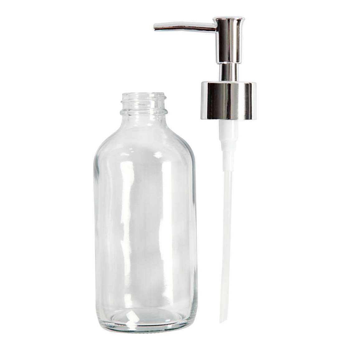 Kreativunternehmen https: www.cchobby.nl Seifenpumpe-h-19-3-cm-d-6-3-cm-230-ml-clear-1-piece