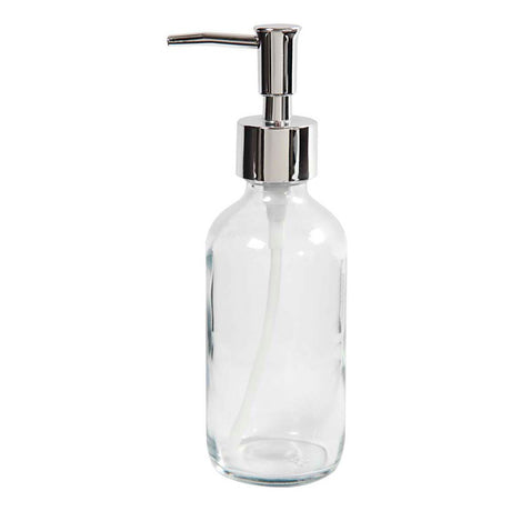 Creativ Company Seifenpumpe, H: 19,3 cm, T 6,3 cm, 230 ml, klar, 1 Stück