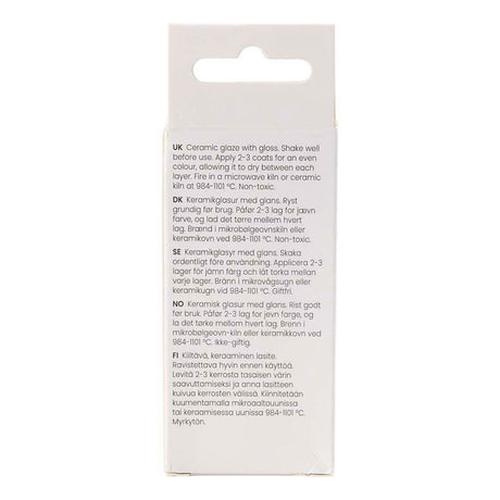 Creativ Company Keramikglasur, 984-1101 °C, deckend, Parisgrün, 60 ml 1 Flasche
