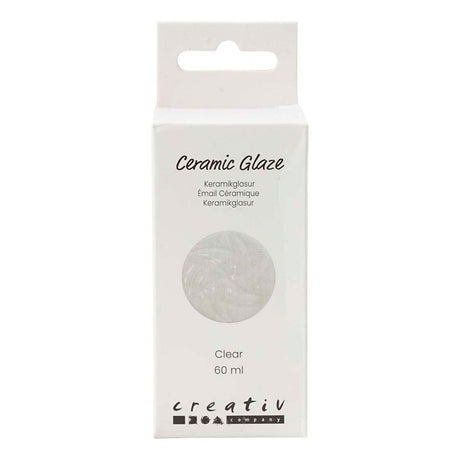 Creativ Company Keramikglasur, 984-1101 °C, transparent, klar, 60 ml 1 Flasche