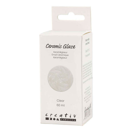 Creativ Company Keramikglasur, 984-1101 °C, transparent, klar, 60 ml 1 Flasche