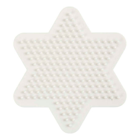 Creativ Company Nabbi Biobeads Grundplatte, Stern, Größe 9,8x9,8 cm, mittel, 1 Stück