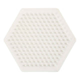 Creativ Company Nabbi Biobeads Grundplatte, Sechseck, Größe 8,5x8,5 cm, mittel, 1 Stück