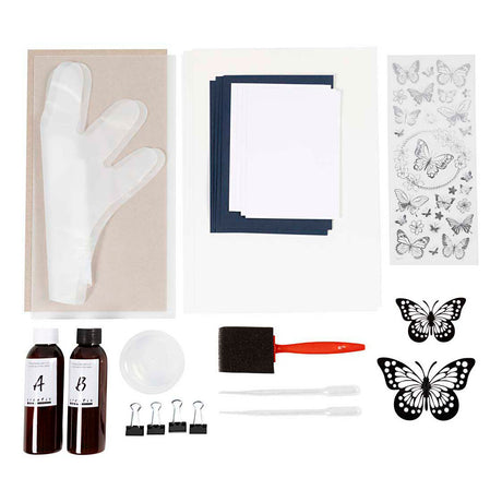 Creativ Company Hobby-Set Cyanotypie, blau, 1 Box