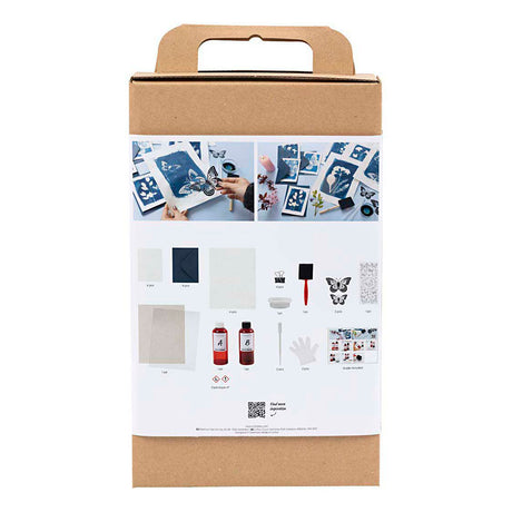 Creativ Company Hobby-Set Cyanotypie, blau, 1 Box