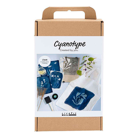 Creativ Company Hobby-Set Cyanotypie, Textil, blau, 1 Box