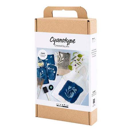 Creativ Company Hobby-Set Cyanotypie, Textil, blau, 1 Box