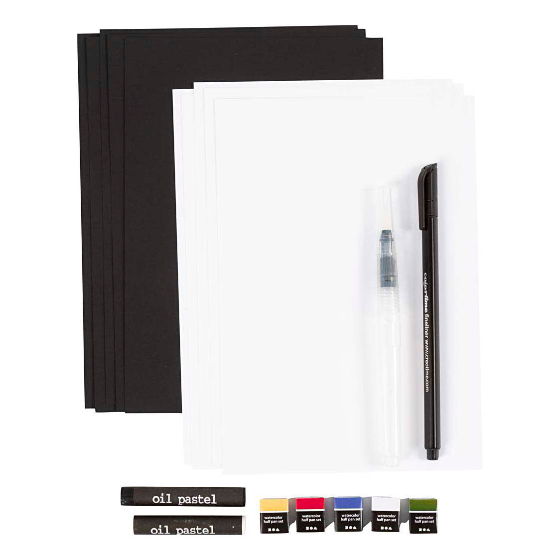 Creativ Company Hobby-Set Aquarell in verschiedenen Farben
