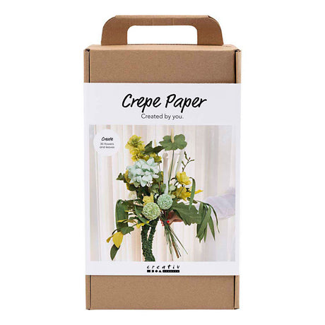 Kreativunternehmen https: www.cchobby.nl maxi-hobbyset-krepppapier-blumenstrauß-hellgrün-dunkelgrün-pastellgrün-weiß-1-box