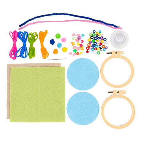 Creativ Company Mini-Hobby-Set Stickerei, Fantasie, 1 Box