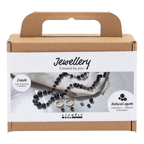 Kreativunternehmen https: www.cchobby.nl mini-hobbyset-jewelry-necklace-and-earrings-black-white-1-box