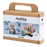 Kreativunternehmen https: www.cchobby.nl mini-hobbyset-boetseren-robot-grey-pink-1-doos