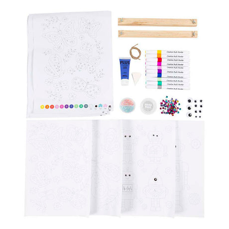 Kreativunternehmen https: www.cchobby.nl hobbyset-colors-butterfly-and-robot-happy-colors-1-doos