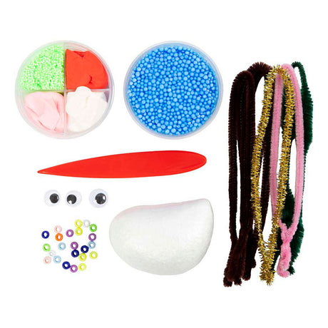 Kreativunternehmen https: www.cchobby.nl mini-hobbyset-boetseren-reindeermonster-diverse-colours-1-doos