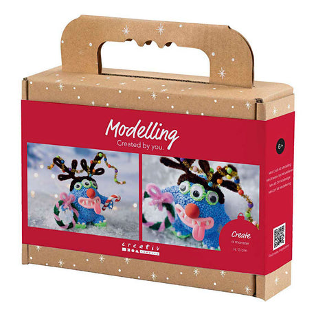 Kreativunternehmen https: www.cchobby.nl mini-hobbyset-boetseren-reindeermonster-diverse-colours-1-doos