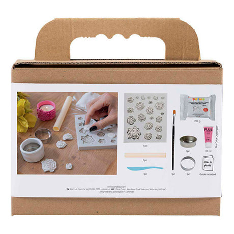 Kreativunternehmen https: www.cchobby.nl mini-hobbyset-boetseren-theelichthouders-roze-1-doos