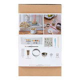 Creativ Company Modellbau-Hobbyset, Vasen und Kerzenständer, Beige, Elfenbein, gebrochenes Weiß, 1 Box