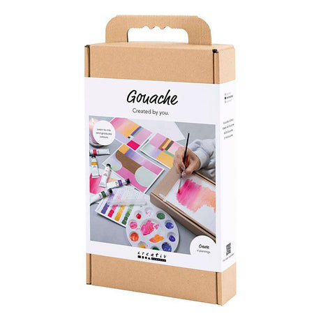 Creativ Company Hobby-Set Gouache, Gemälde, verschiedene Farben, 1 Box