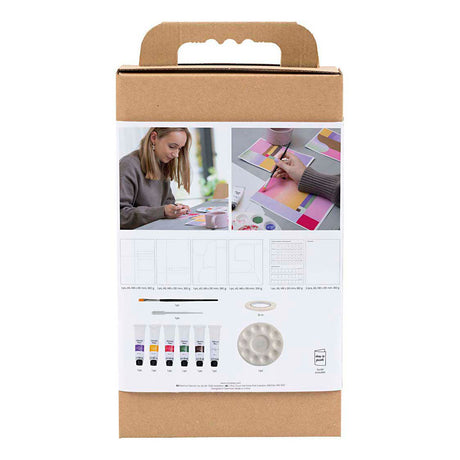 Creativ Company Hobby-Set Gouache, Gemälde, verschiedene Farben, 1 Box