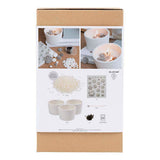 Creativ Company Hobby-Set Kerzenherstellung, Rose, Beige, Weiß, Creme, 1 Box