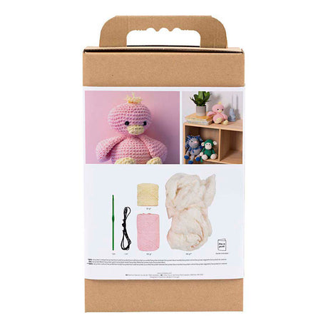Kreativunternehmen https: www.cchobby.nl hobbyset-amigurumi-duck-lightpink-lightyellow-1-box