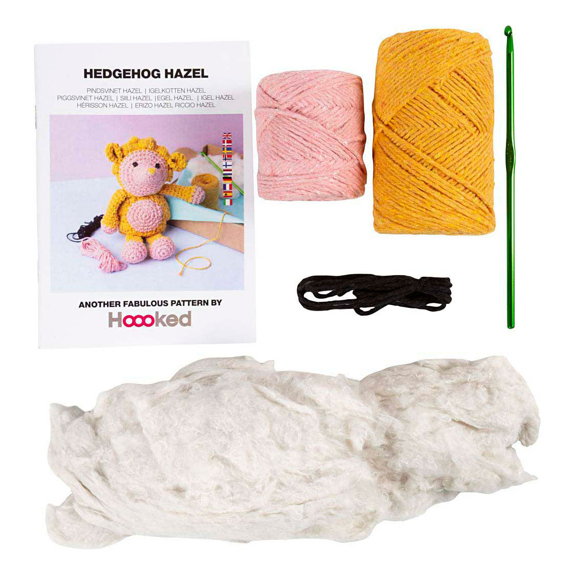 Kreativunternehmen https: www.cchobby.nl hobbyset-amigurumi-hedgehog-lightpink-warm-gelb-1-box