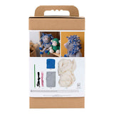 Creativ Company Hobby-Set Amigurumi, Löwe, Marineblau, Hellgrau, 1 Box