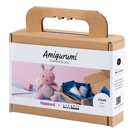 Creativ Company Hobby-Set Amigurumi, Honigbiene, Pastellfarben, 1 Box
