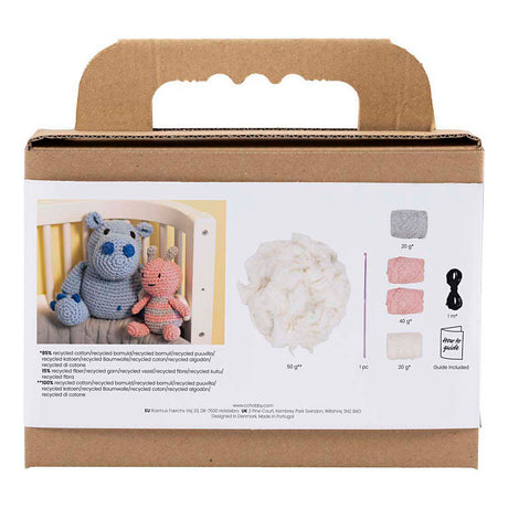 Creativ Company Hobby-Set Amigurumi, Honigbiene, Pastellfarben, 1 Box