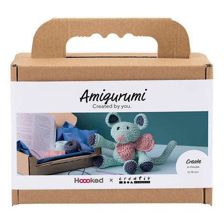Kreativunternehmen https: www.cchobby.nl hobbyset-amigurumi-mouse-mint-1-doos