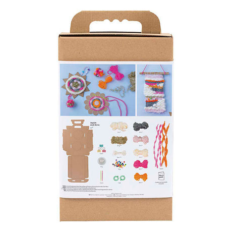 Creativ Company Web-Hobby-Set, Wandhalterungen, verschiedene Farben, 1 Box