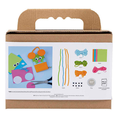Creativ Company Mini-Hobby-Set Dekoration, Mäuse und Eulen, verschiedene Farben, 1 Box