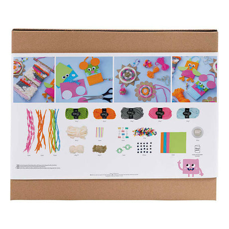 Creativ Company Webgruppen-Set, Wandhalterungen, Kleiderbügel, Eulen, Maus, verschiedene Farben, 1 Box