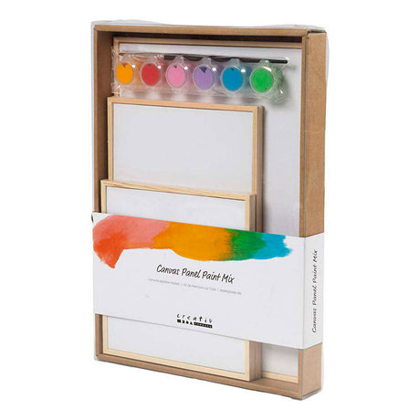 Creativ Company Set Leinwandplatten, bunt, 1 Box