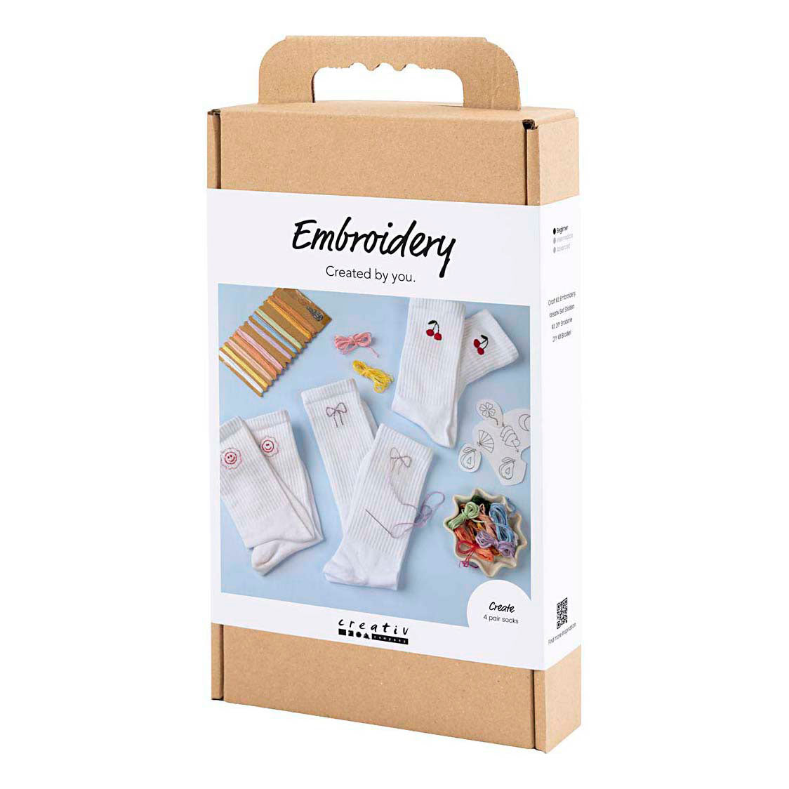 Kreativunternehmen https: www.cchobby.nl hobbyset-embroidery-socks-white-1-box