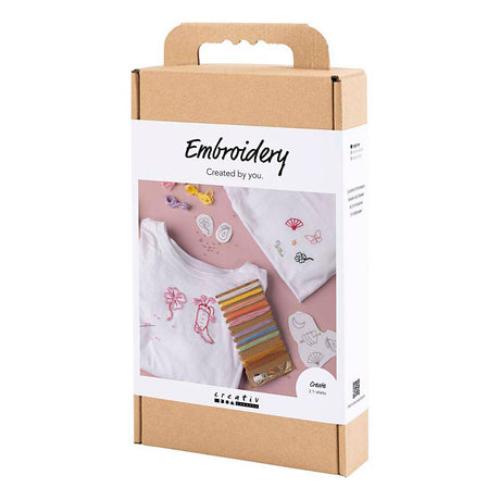 Creativ Company Hobby-Set Stickerei, T-Shirt, weiß, 1 Box