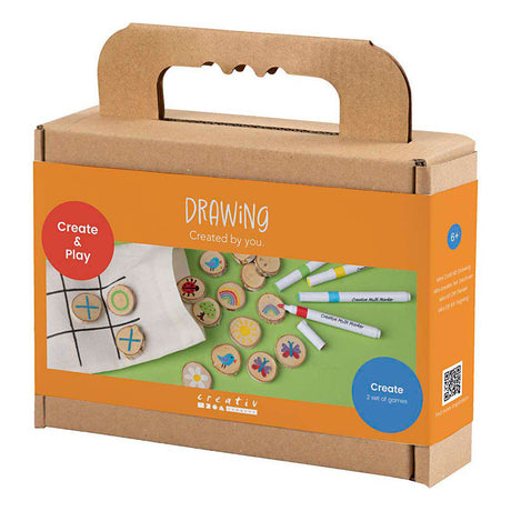Kreativunternehmen https: www.cchobby.nl Mini-Hobbyset-Drawing-Memory-Game-and-Three-In-A-Row-Diverse-Colors-1-Box