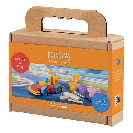 Creativ Company Mini-Hobby-Set Malen, Rennautos, bunt, 1 Box